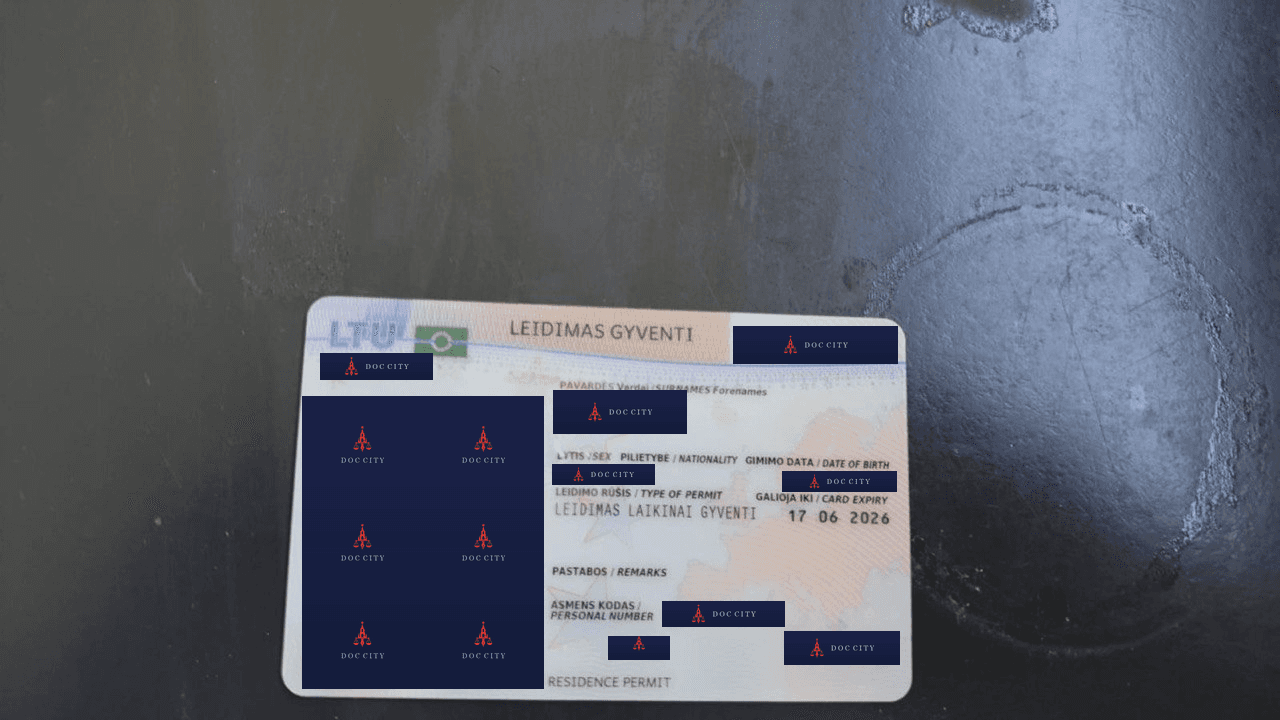 ليتوانيا · تصريح إقامة